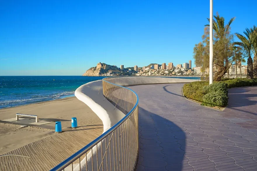 Benidormo promenada